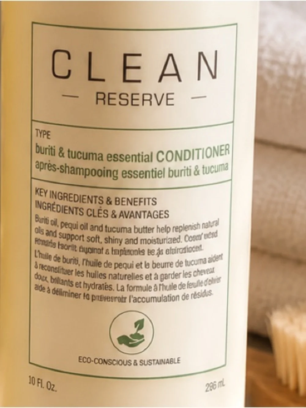 CLEAN RESERVE Buriti & Tucuma Essential Shampoo + Conditioner Set